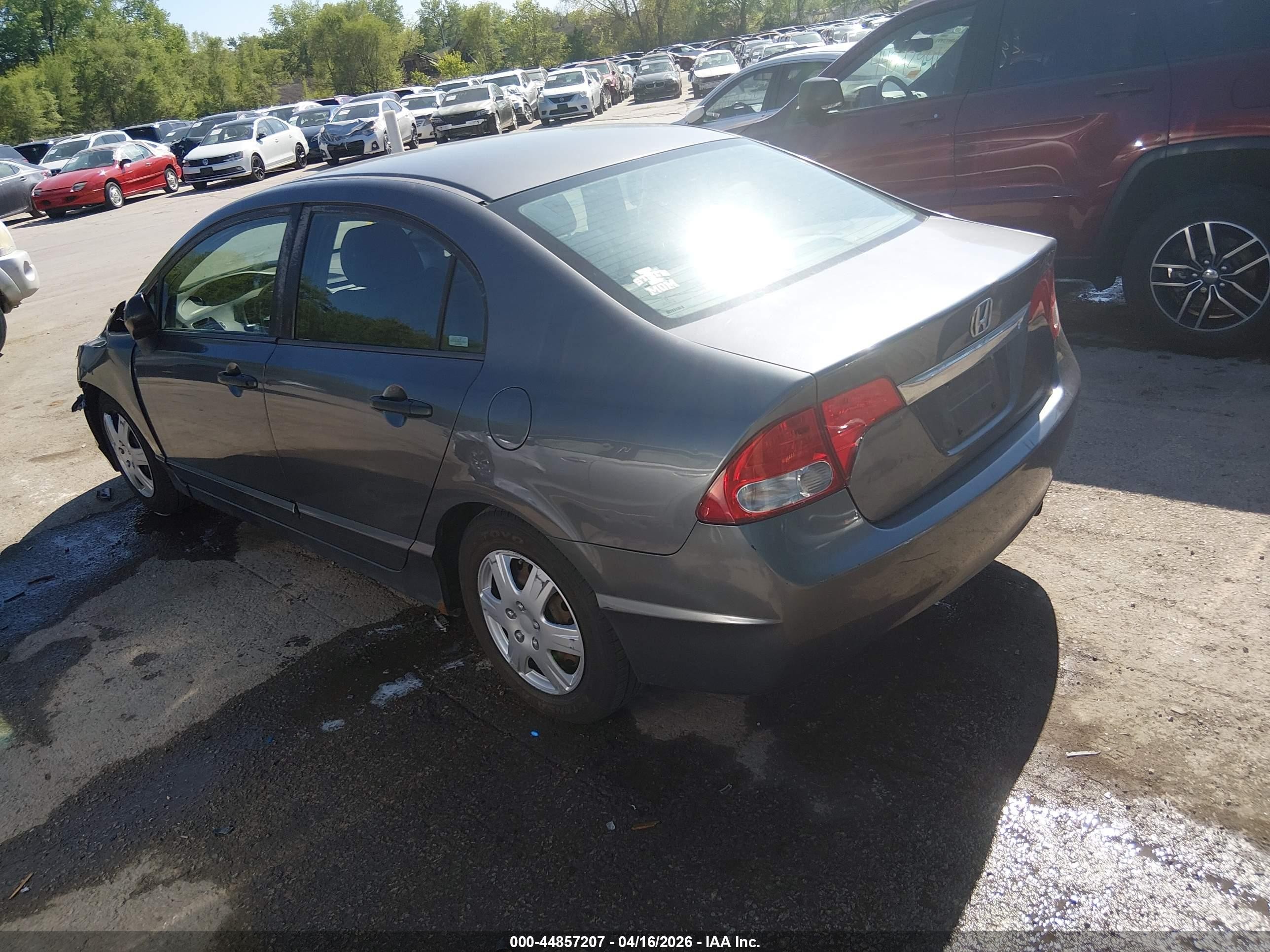 2009 Honda Civic Vp Gray vin: 2HGFA16399H337114