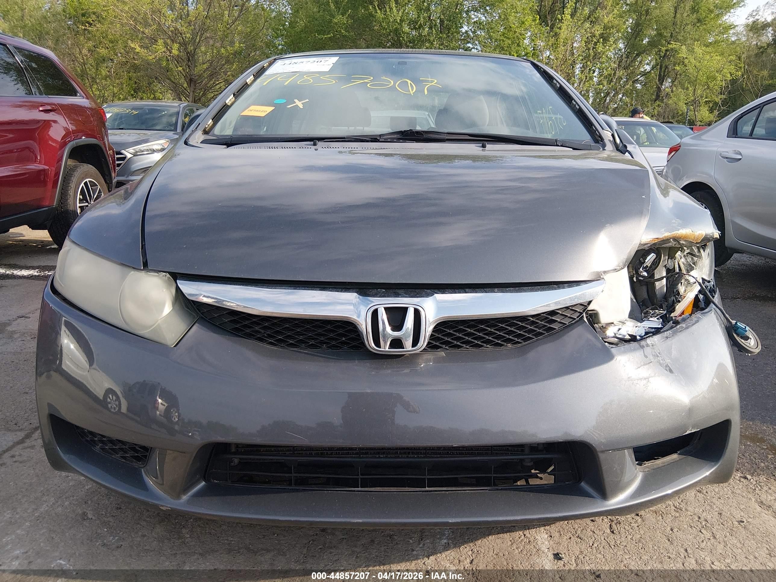 2009 Honda Civic Vp Gray vin: 2HGFA16399H337114