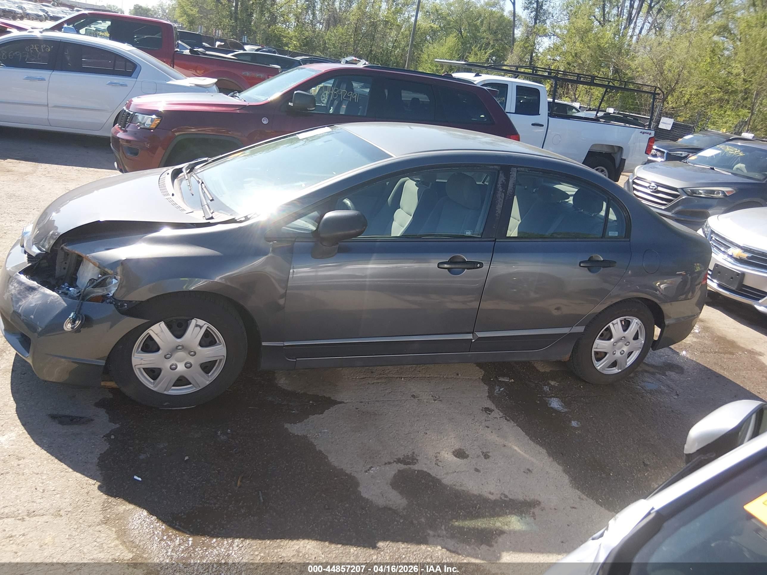 2009 Honda Civic Vp Gray vin: 2HGFA16399H337114