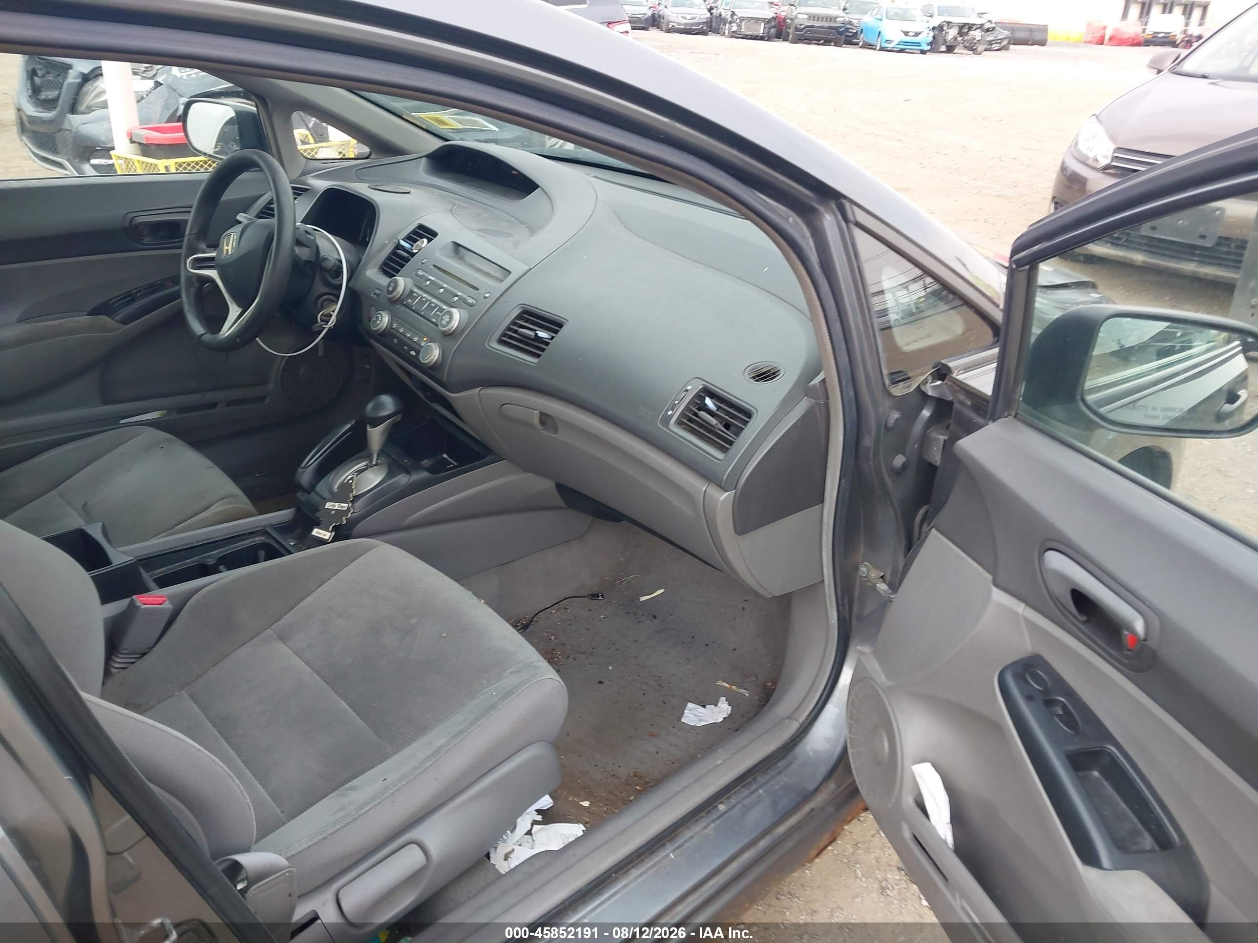 2009 Honda Civic Vp Gray vin: 2HGFA16399H359808