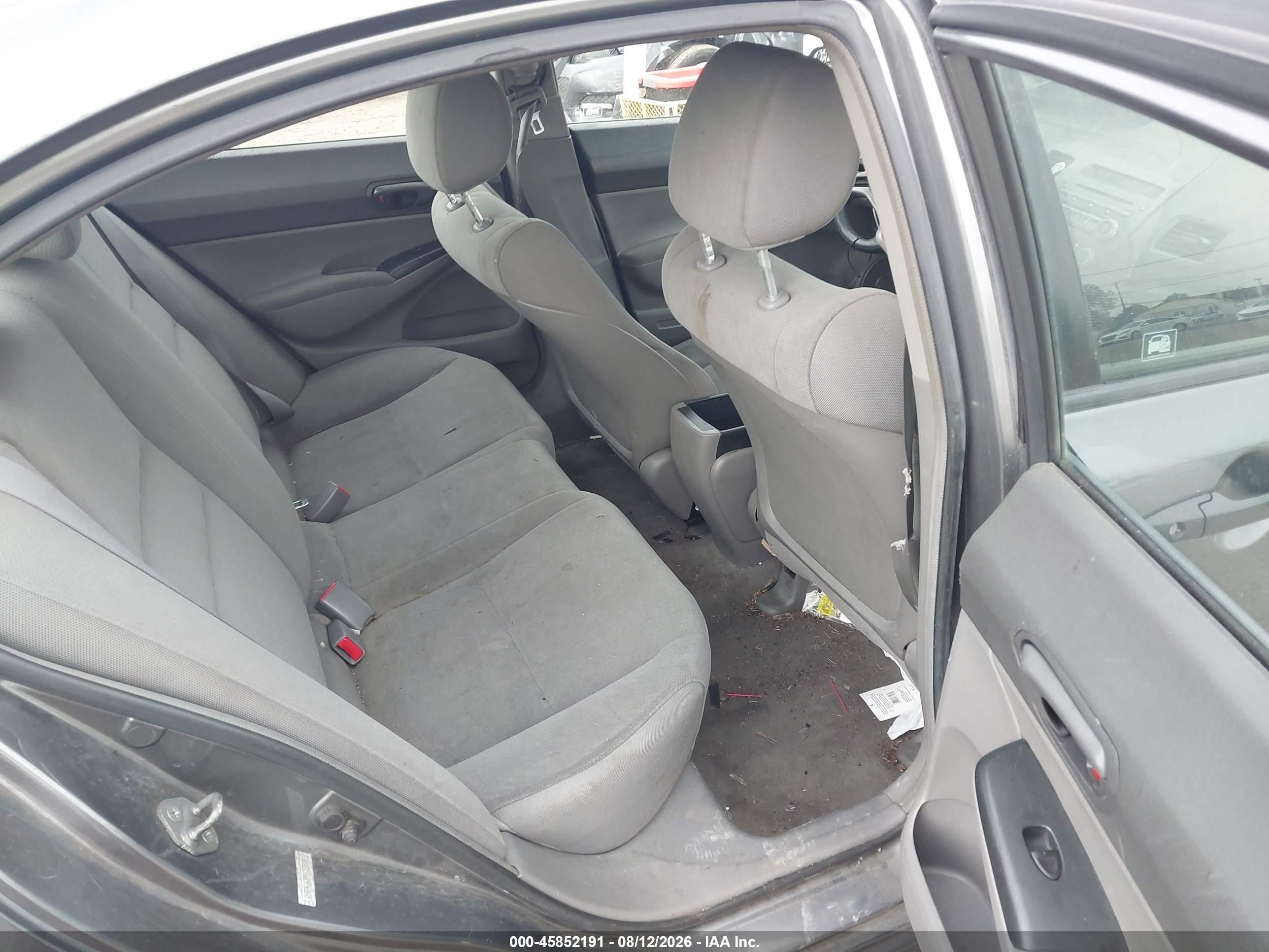2009 Honda Civic Vp Gray vin: 2HGFA16399H359808