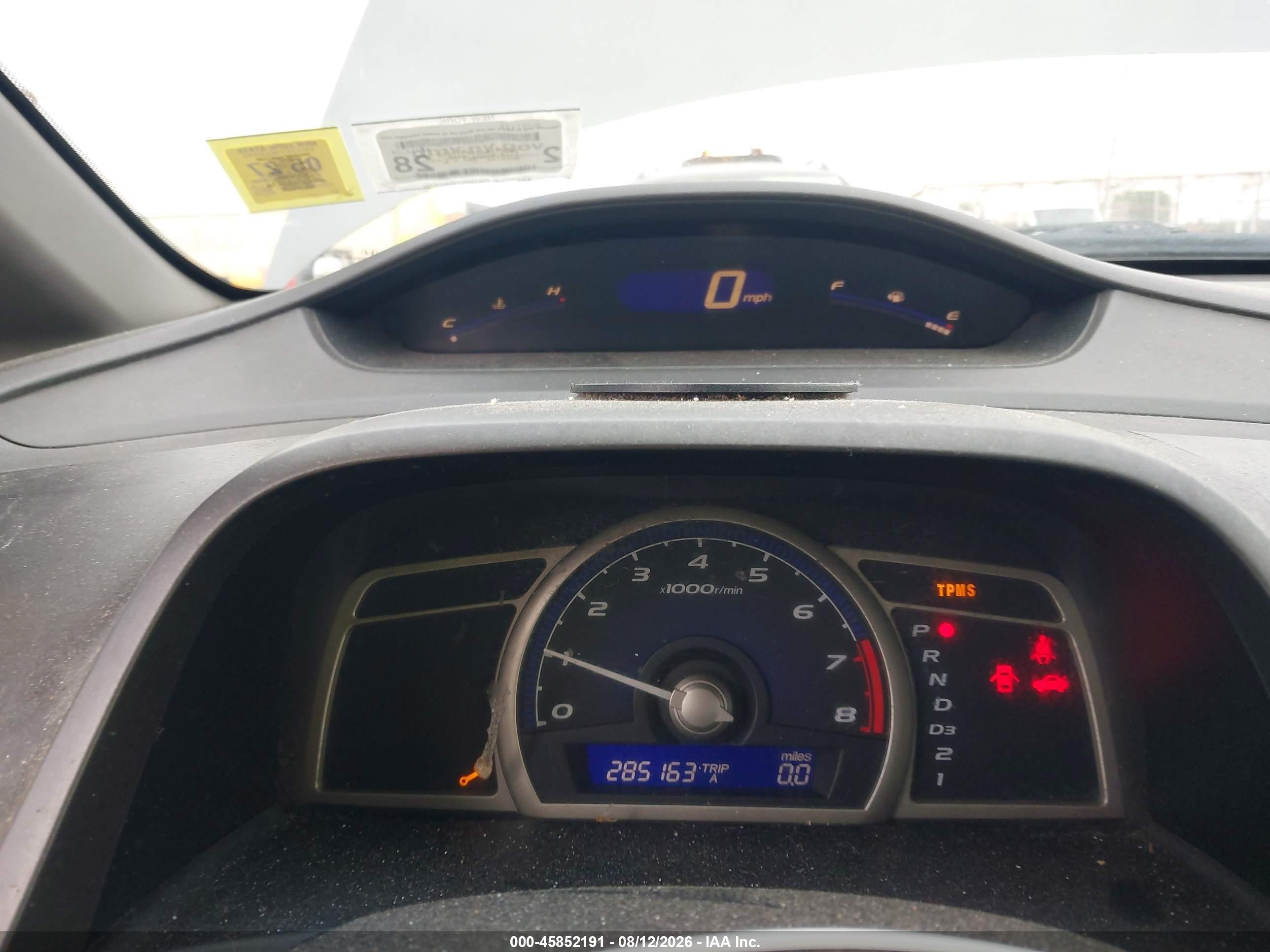 2009 Honda Civic Vp Gray vin: 2HGFA16399H359808
