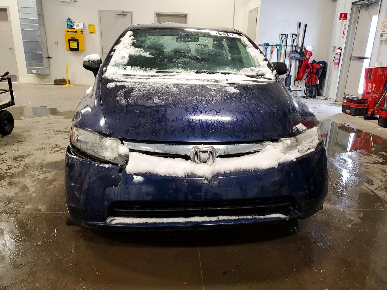 2007 Honda Civic Dx Blue vin: 2HGFA163X7H039376