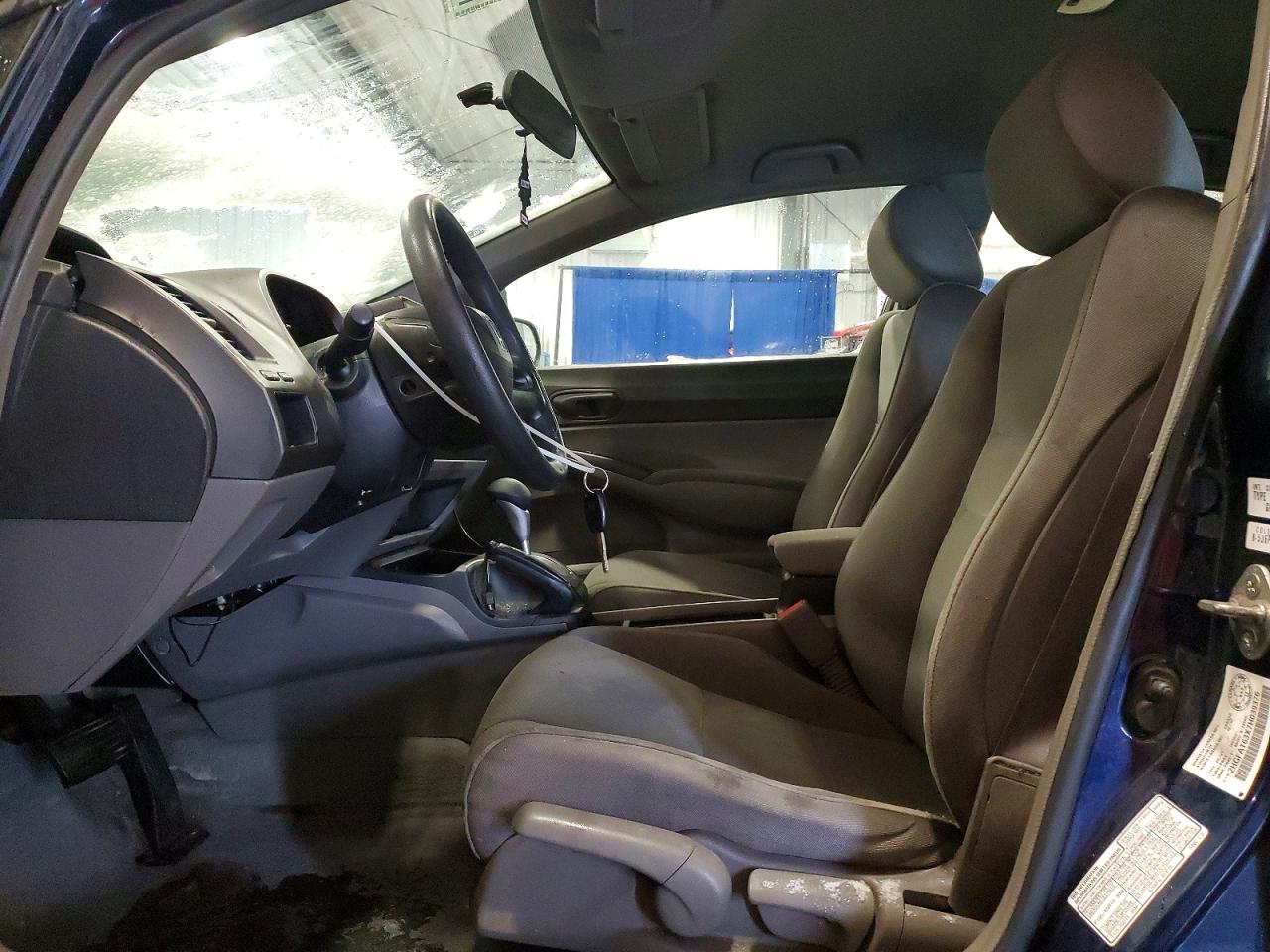 2007 Honda Civic Dx Blue vin: 2HGFA163X7H039376