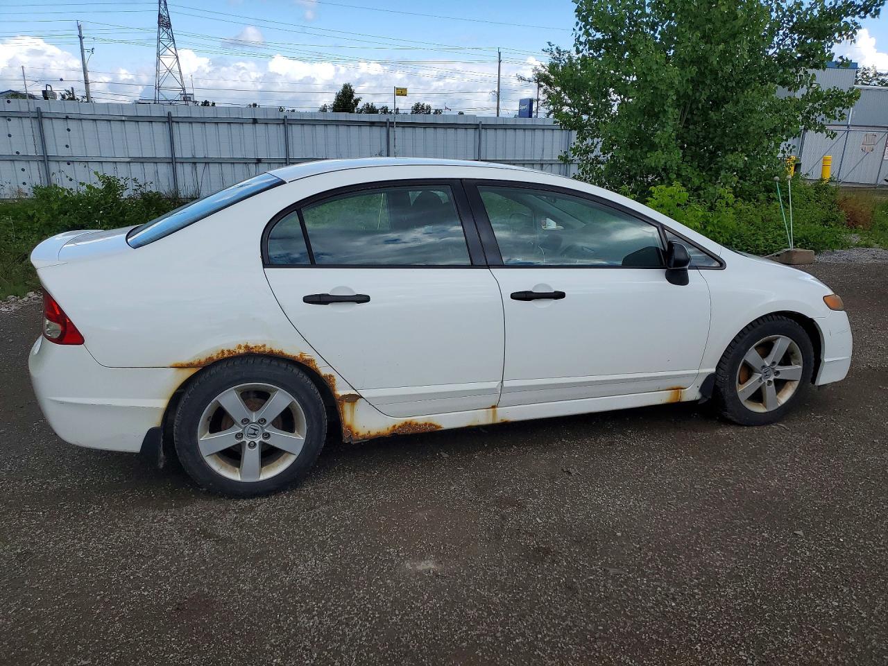 2009 Honda Civic Dx-g White vin: 2HGFA16409H103971