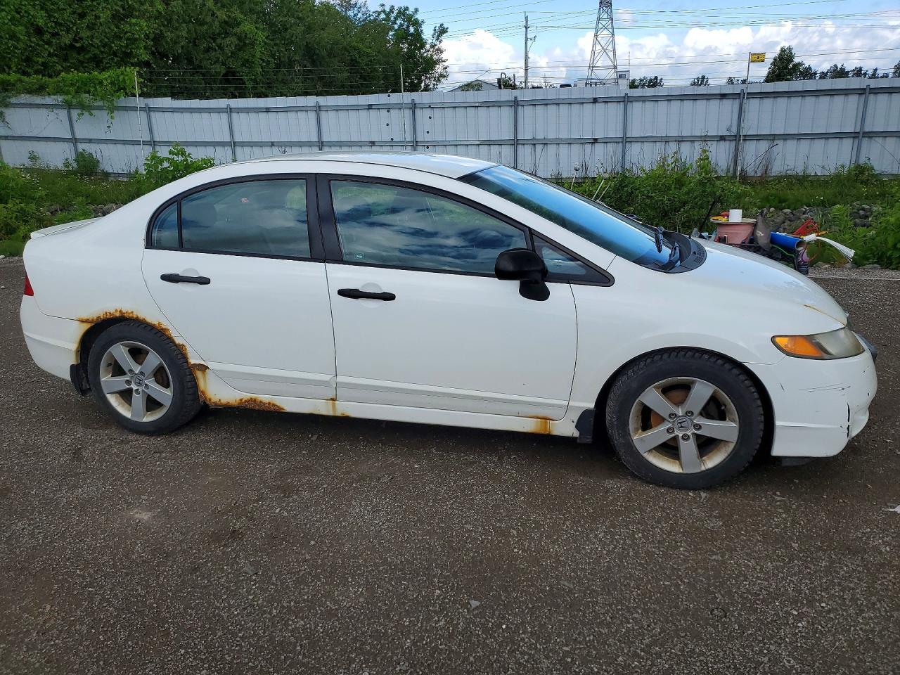 2009 Honda Civic Dx-g White vin: 2HGFA16409H103971