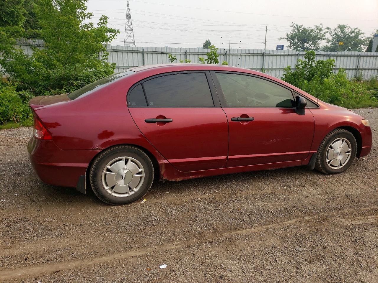 2008 Honda Civic Dx-g Red vin: 2HGFA16418H018653