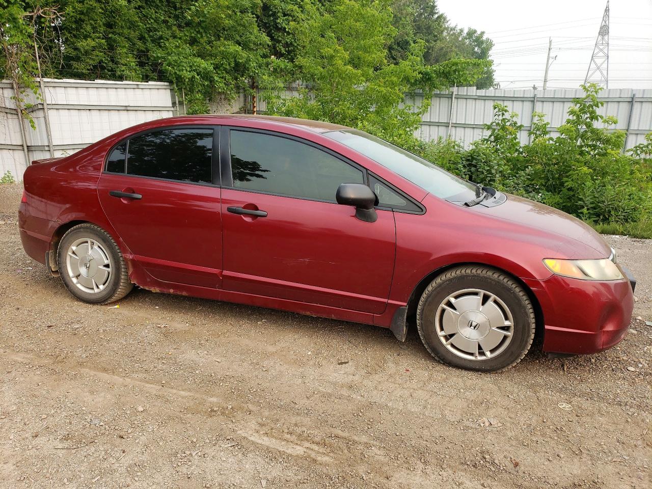 2008 Honda Civic Dx-g Red vin: 2HGFA16418H018653