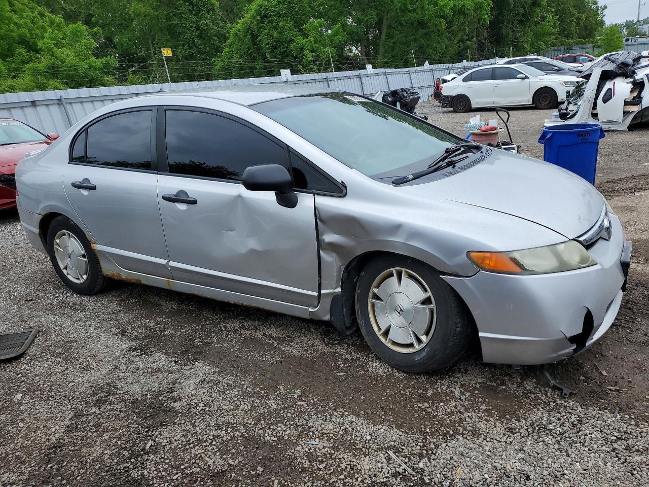 2008 Honda Civic Dx-g Silver vin: 2HGFA16418H103072