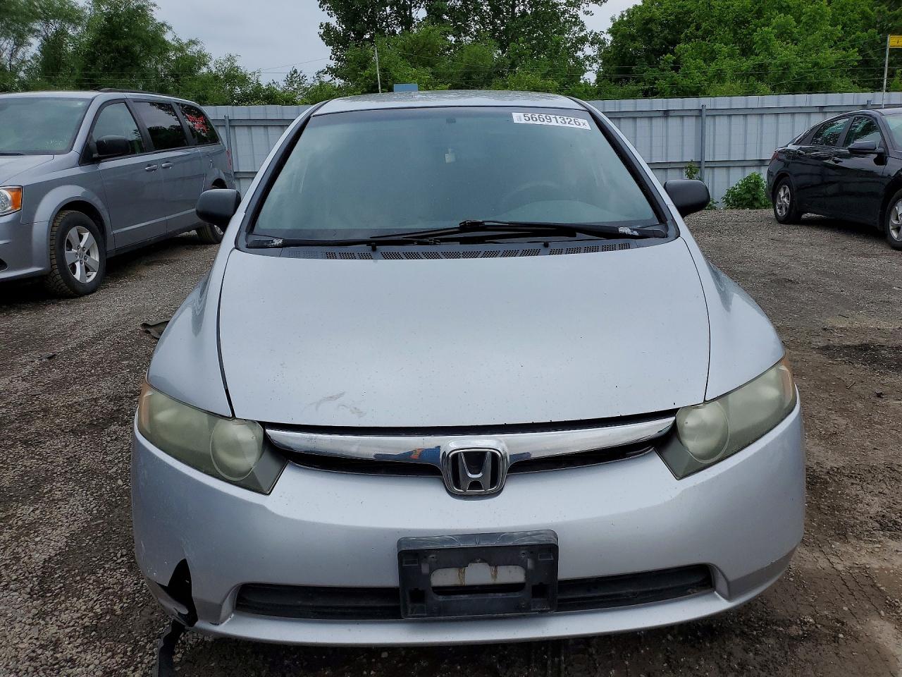 2008 Honda Civic Dx-g Silver vin: 2HGFA16418H103072
