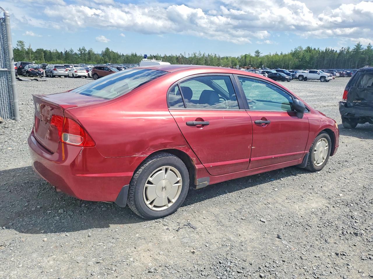 2008 Honda Civic Dx-g Red vin: 2HGFA16428H024686