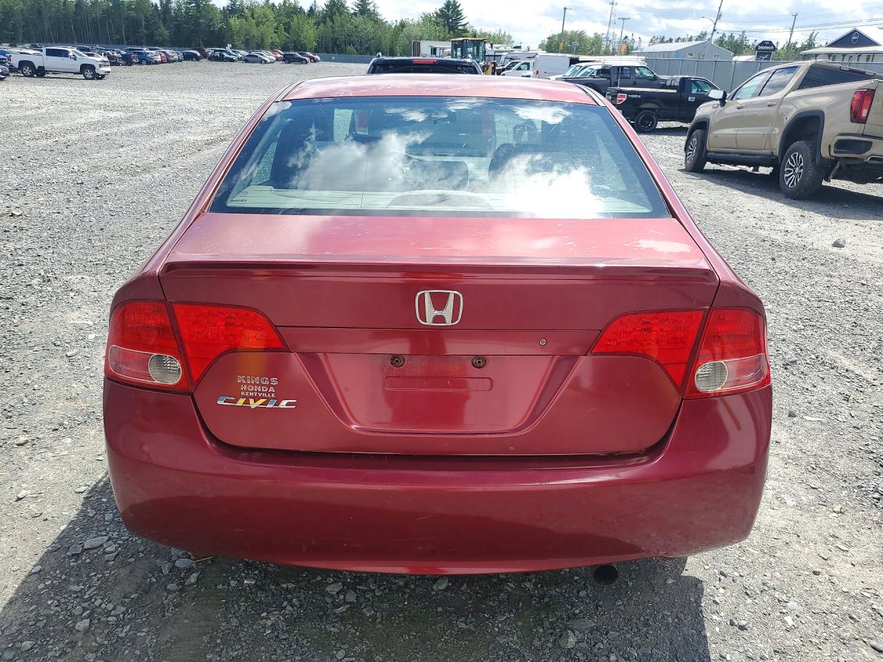 2008 Honda Civic Dx-g Red vin: 2HGFA16428H024686