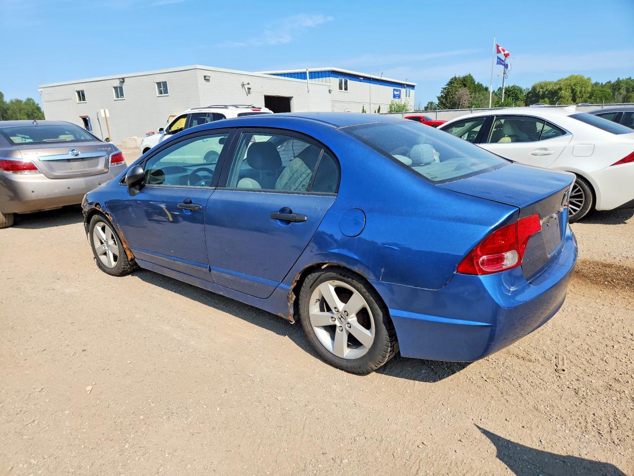 2008 Honda Civic Dx-g Синий vin: 2HGFA16448H011258