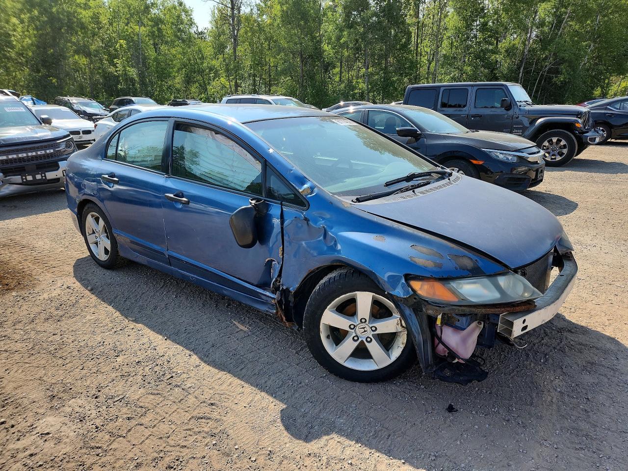 2008 Honda Civic Dx-g Синий vin: 2HGFA16448H011258