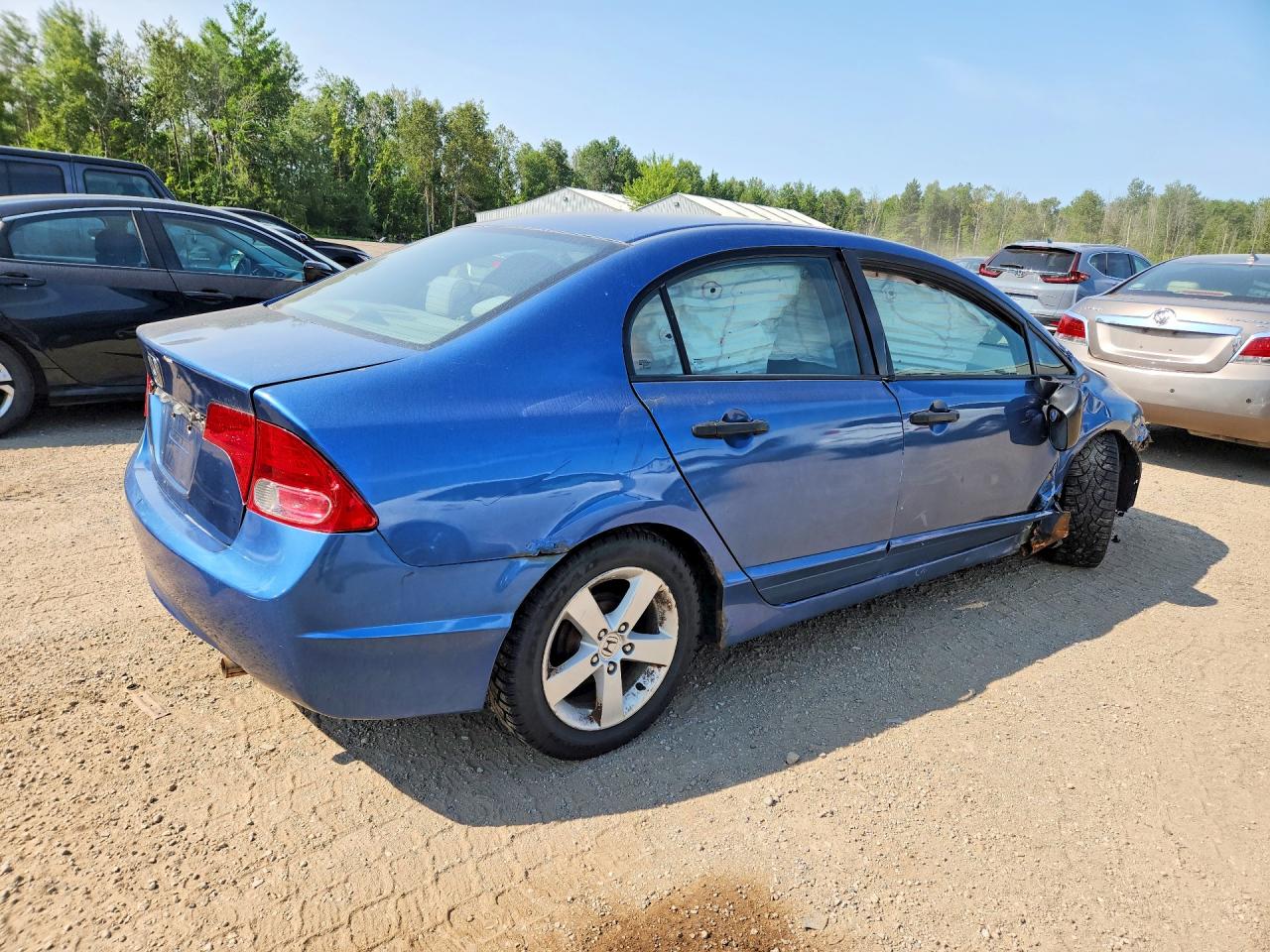 2008 Honda Civic Dx-g Синий vin: 2HGFA16448H011258