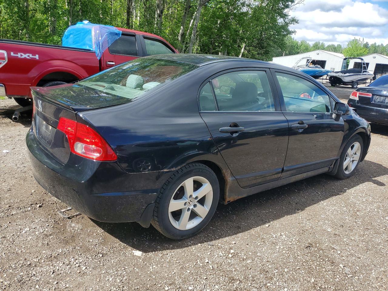2008 Honda Civic Dx-g Black vin: 2HGFA16448H102837