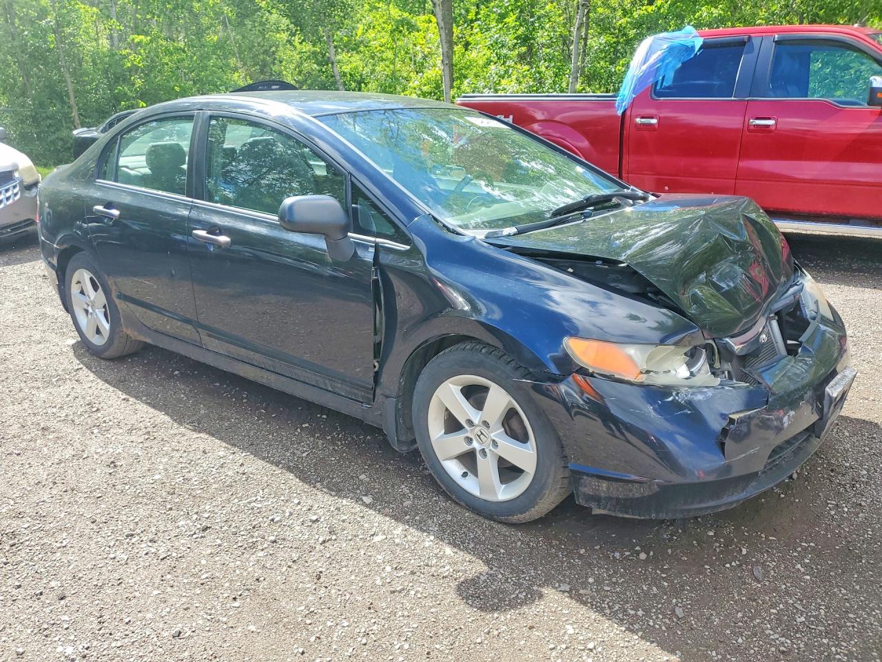 2008 Honda Civic Dx-g Black vin: 2HGFA16448H102837