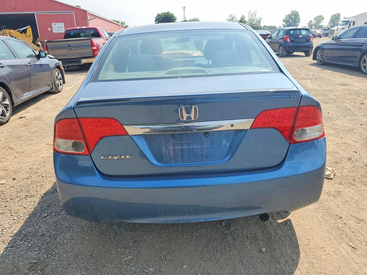2009 Honda Civic Dx-g Синий vin: 2HGFA16469H001445