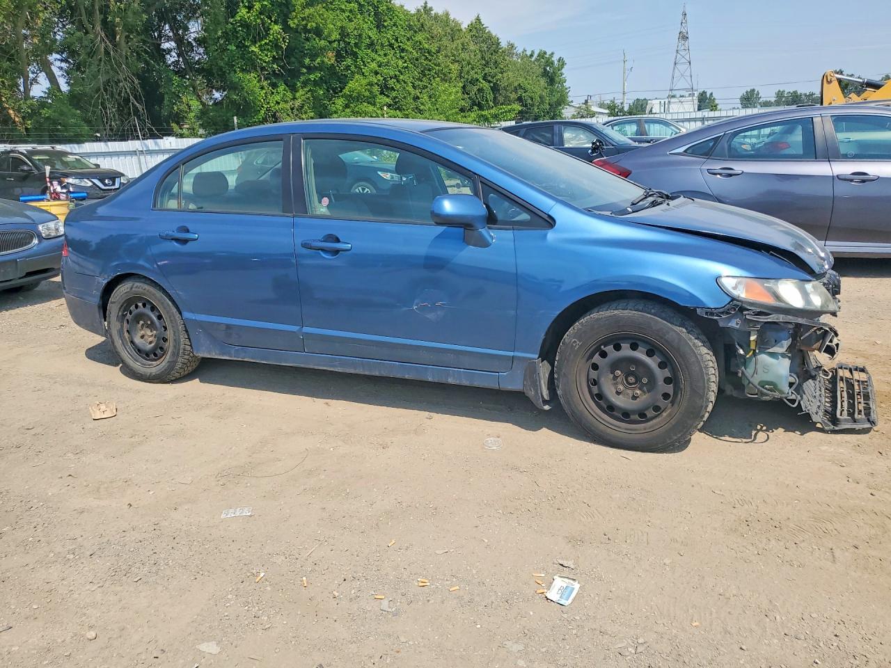 2009 Honda Civic Dx-g Синий vin: 2HGFA16469H001445