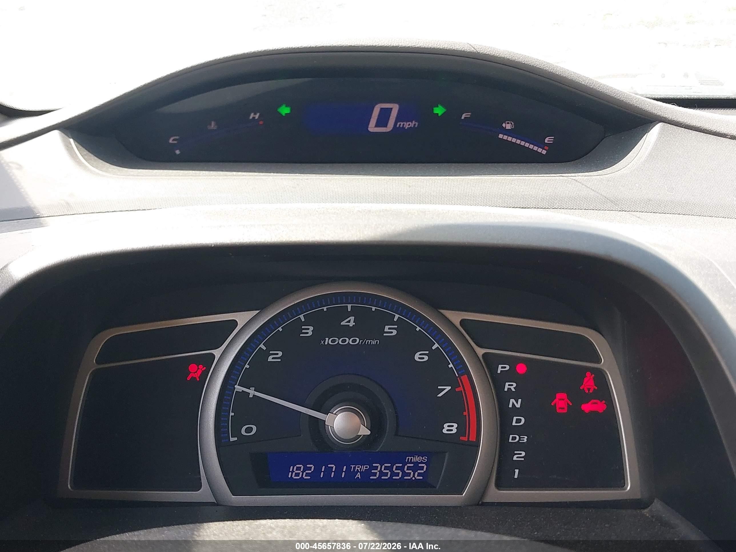 2009 Honda Civic Dx-g Черный vin: 2HGFA16469H033862