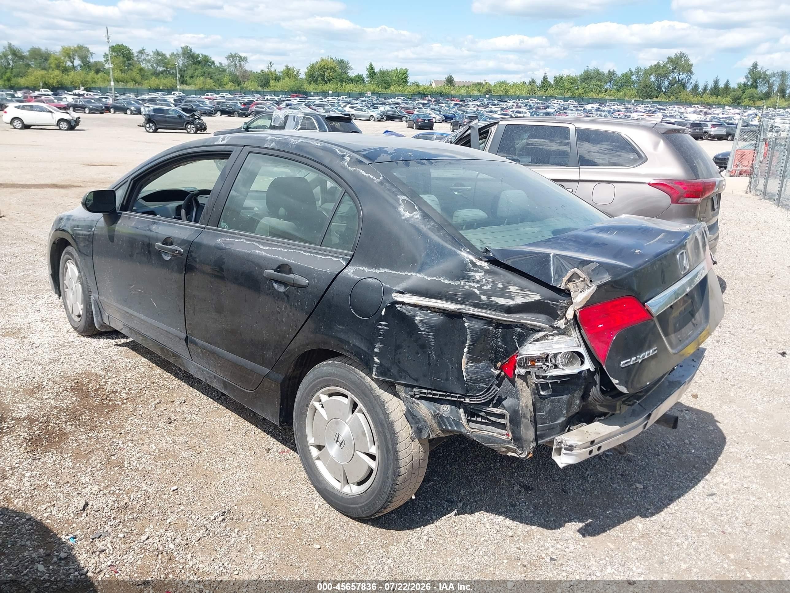 2009 Honda Civic Dx-g Черный vin: 2HGFA16469H033862