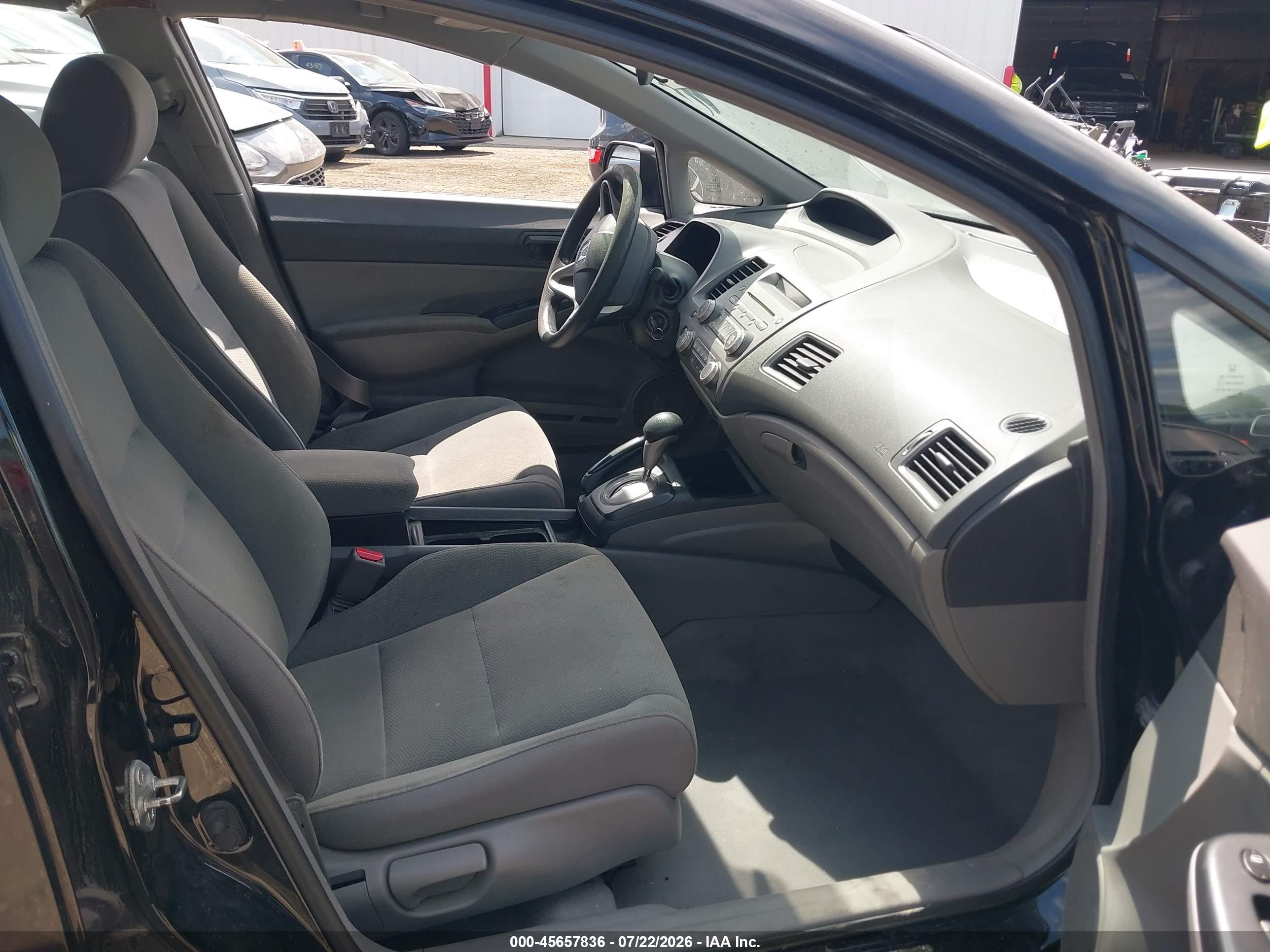 2009 Honda Civic Dx-g Черный vin: 2HGFA16469H033862