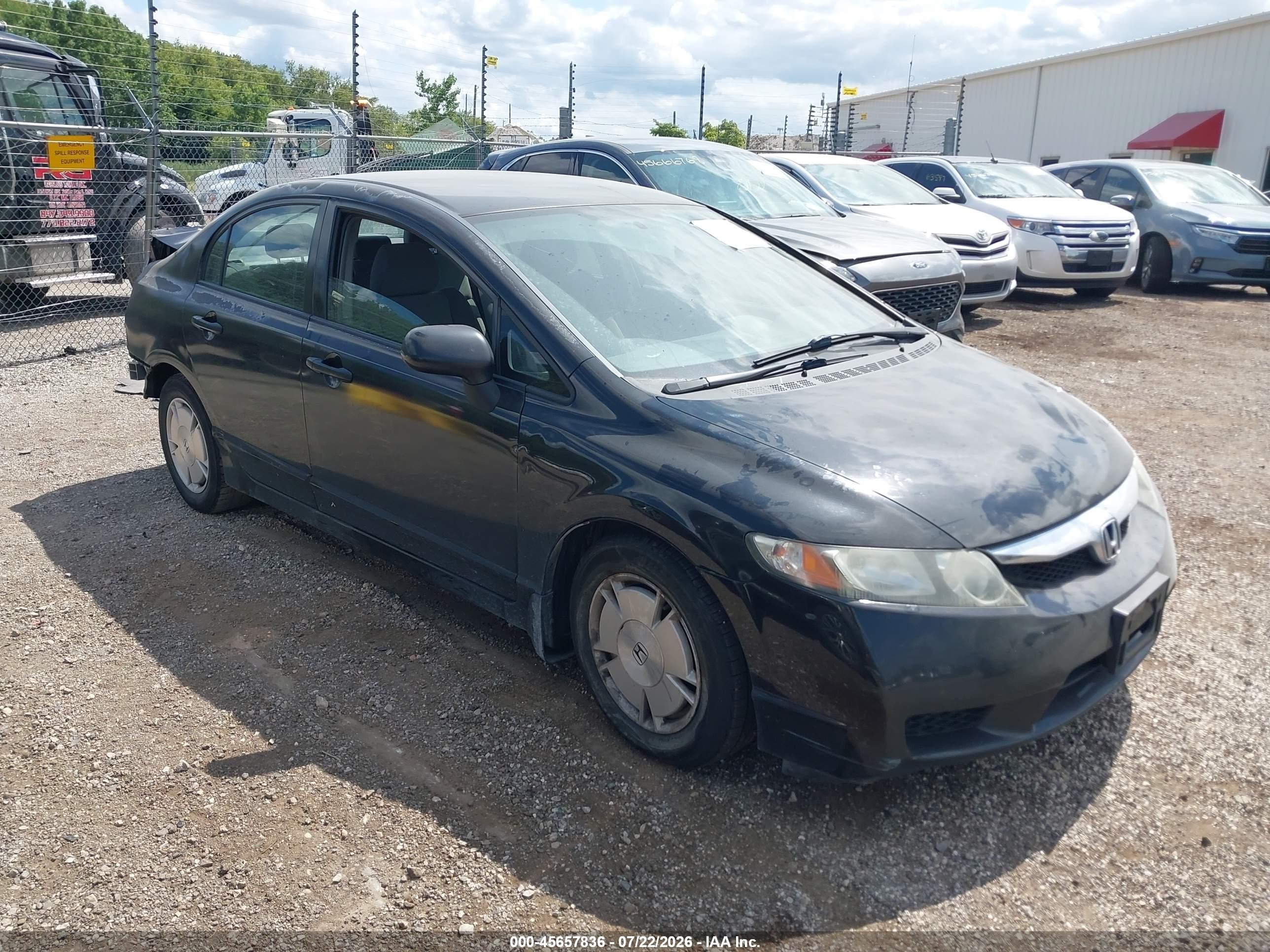 2009 Honda Civic Dx-g Black vin: 2HGFA16469H033862