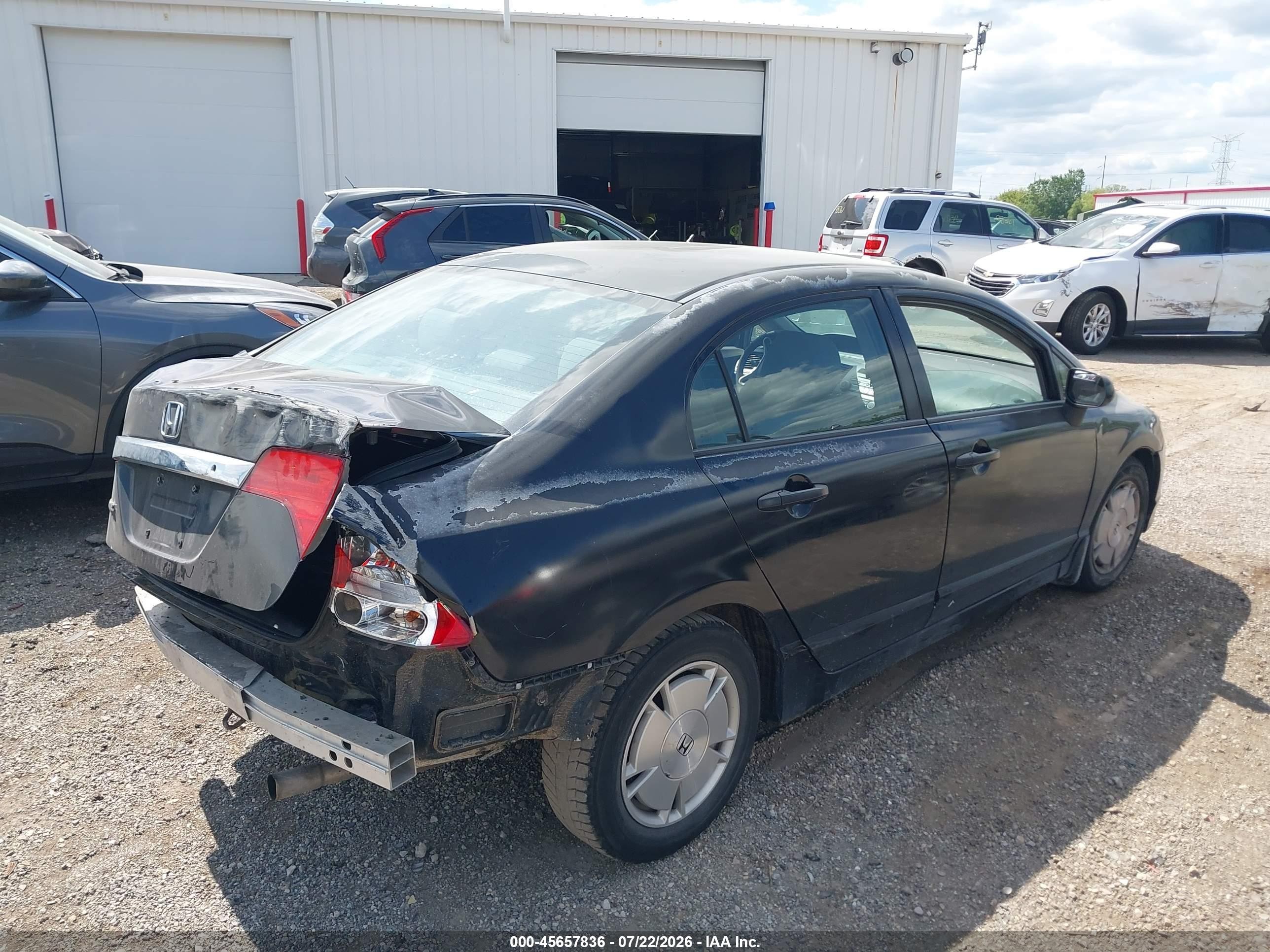 2009 Honda Civic Dx-g Черный vin: 2HGFA16469H033862
