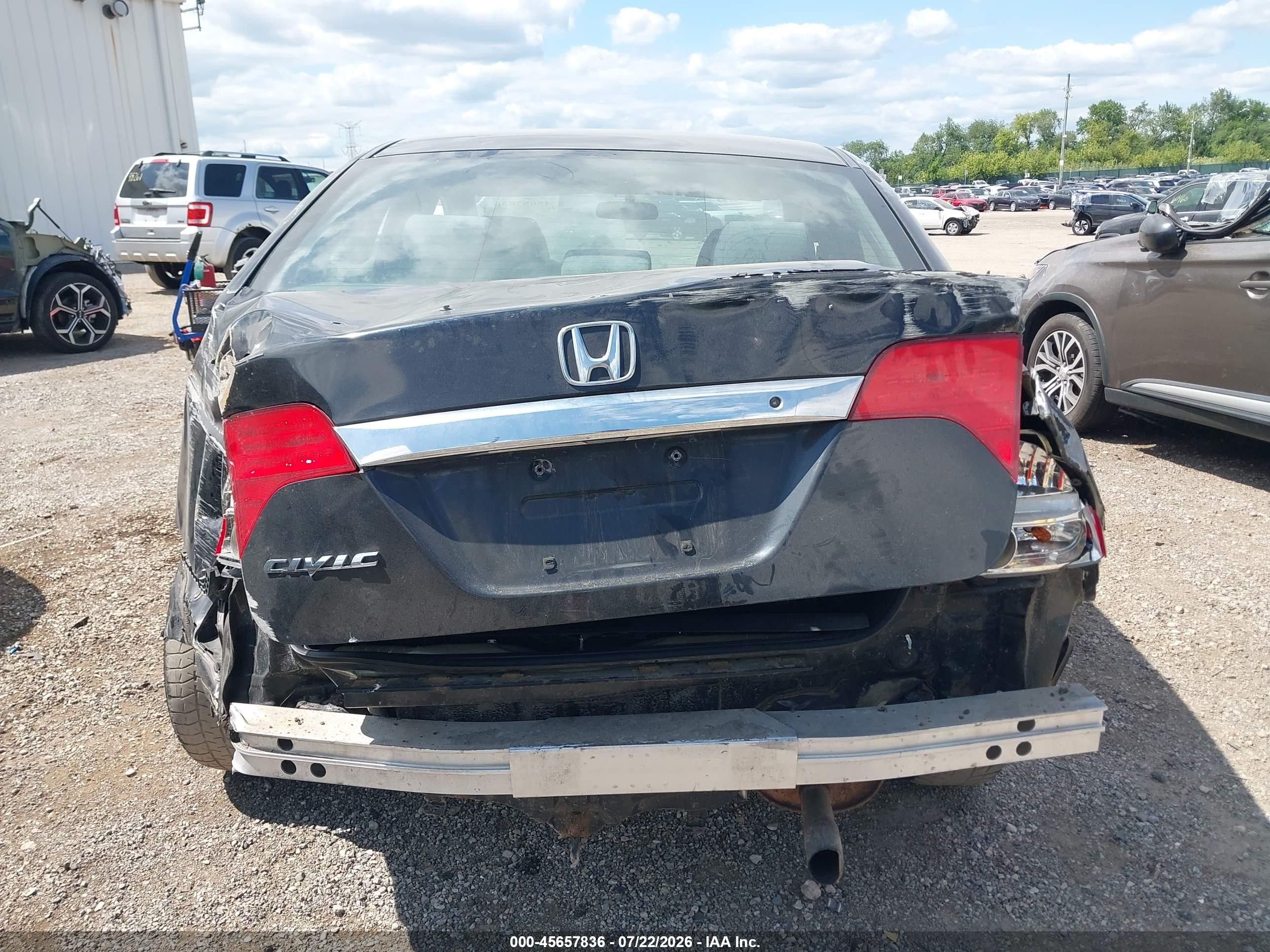 2009 Honda Civic Dx-g Черный vin: 2HGFA16469H033862