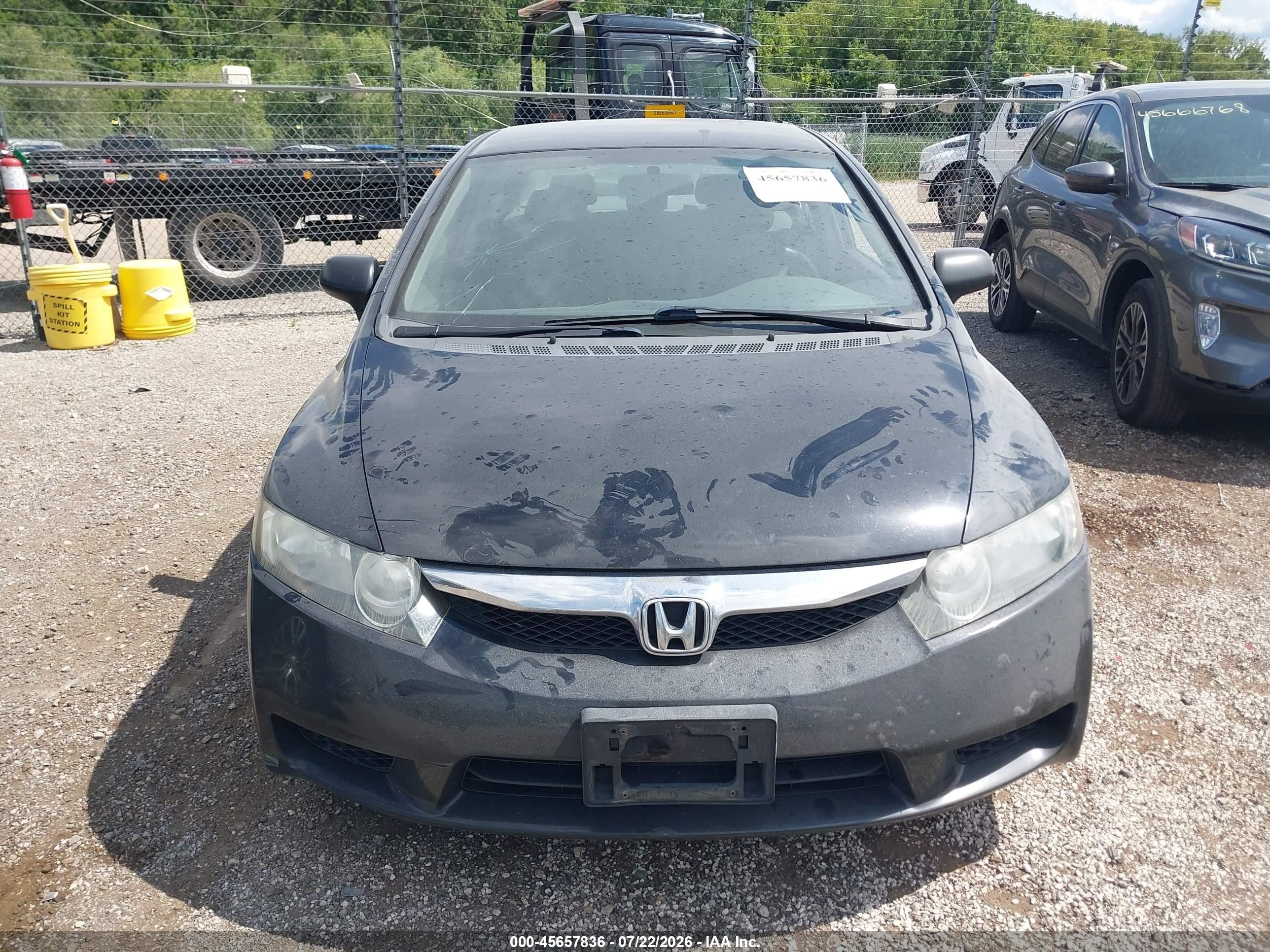 2009 Honda Civic Dx-g Черный vin: 2HGFA16469H033862