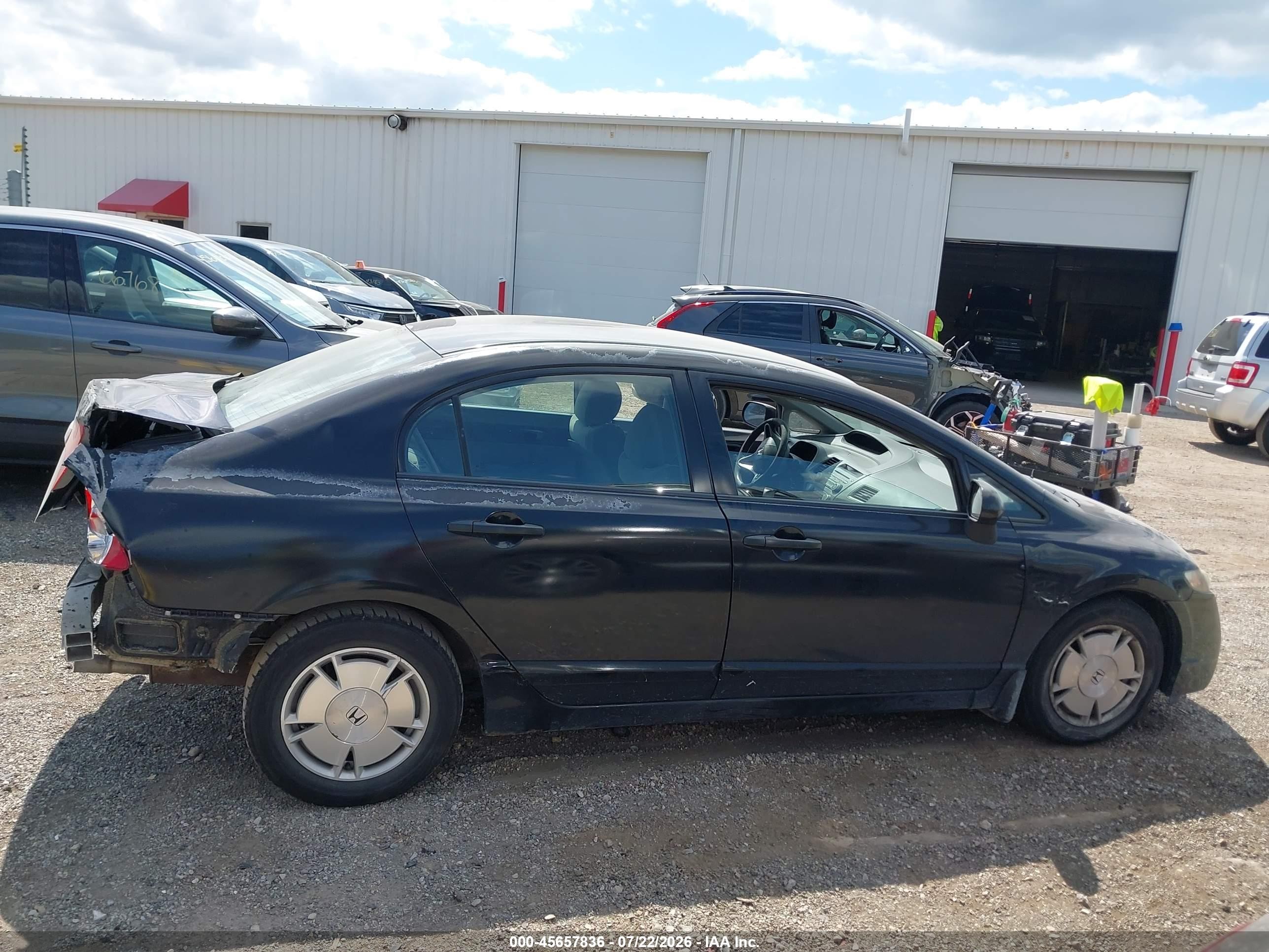 2009 Honda Civic Dx-g Черный vin: 2HGFA16469H033862