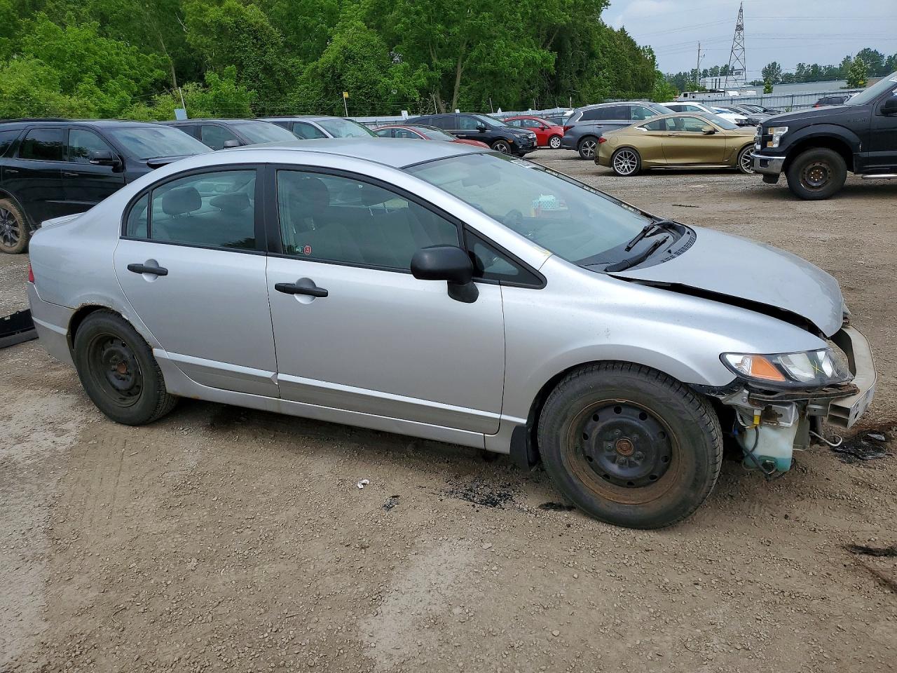 2009 Honda Civic Dx-g Серебряный vin: 2HGFA16469H102579
