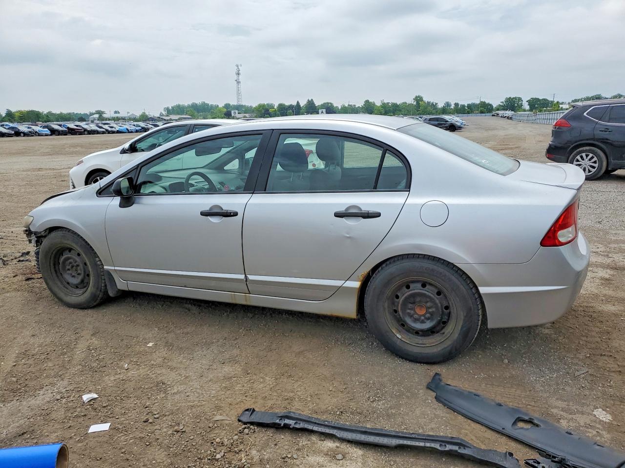 2009 Honda Civic Dx-g Серебряный vin: 2HGFA16469H102579