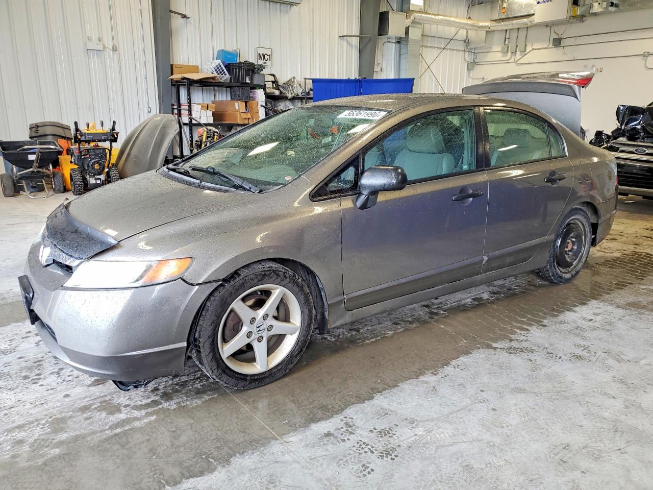 2008 Honda Civic Dx-g Gray vin: 2HGFA16478H116036