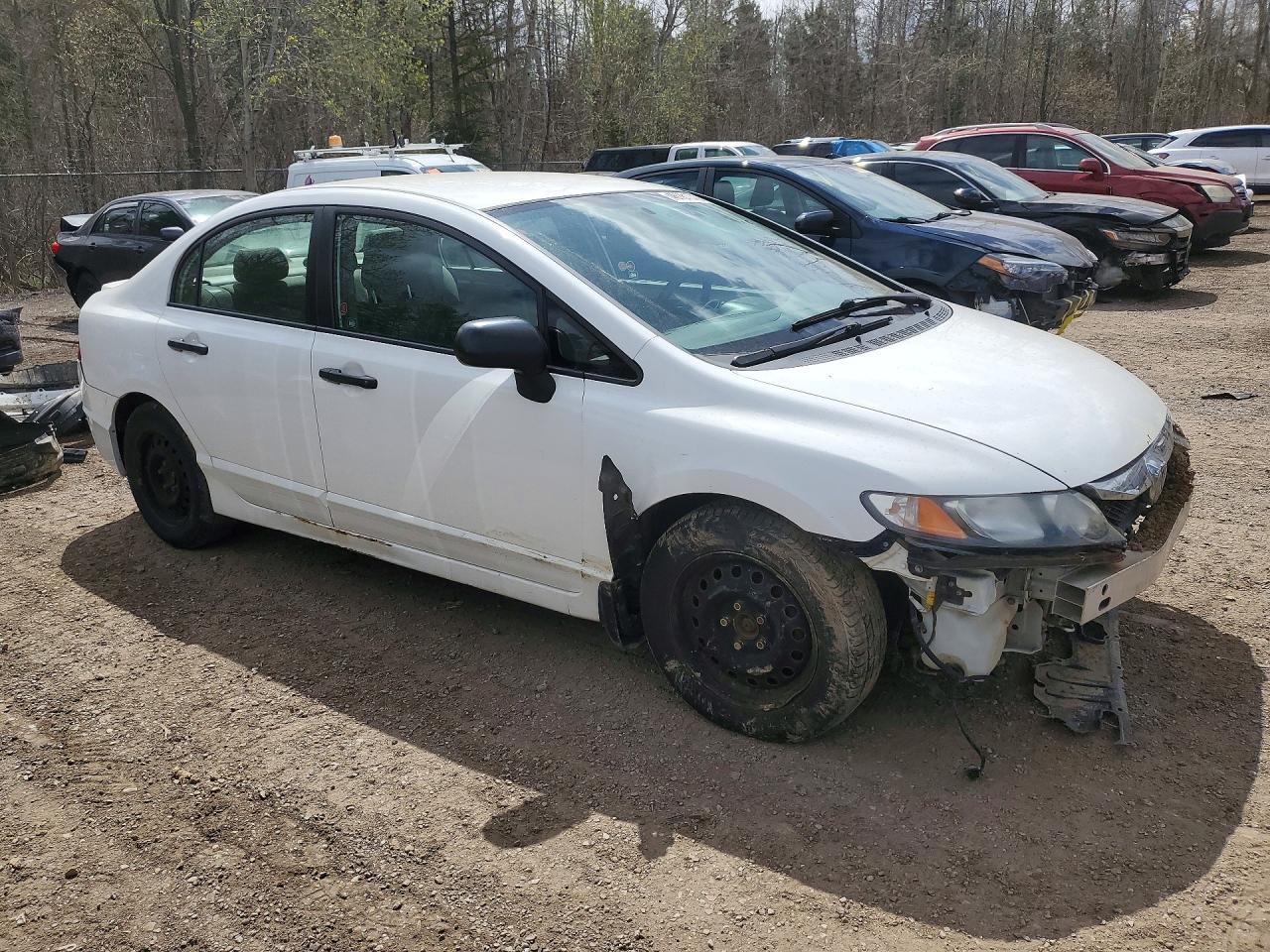 2009 Honda Civic Dx-g White vin: 2HGFA16479H031473