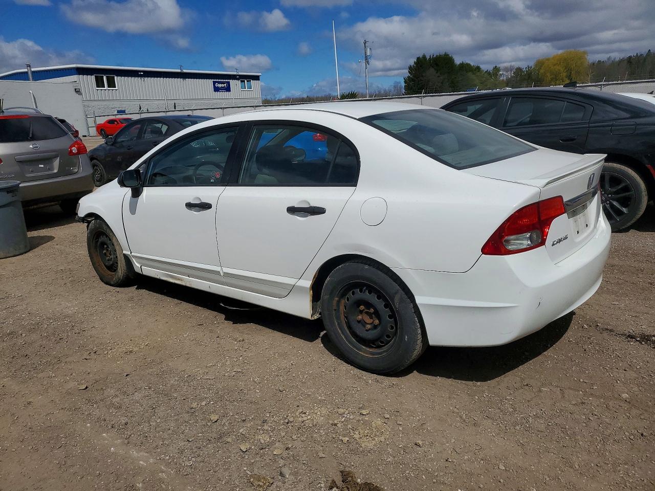 2009 Honda Civic Dx-g White vin: 2HGFA16479H031473