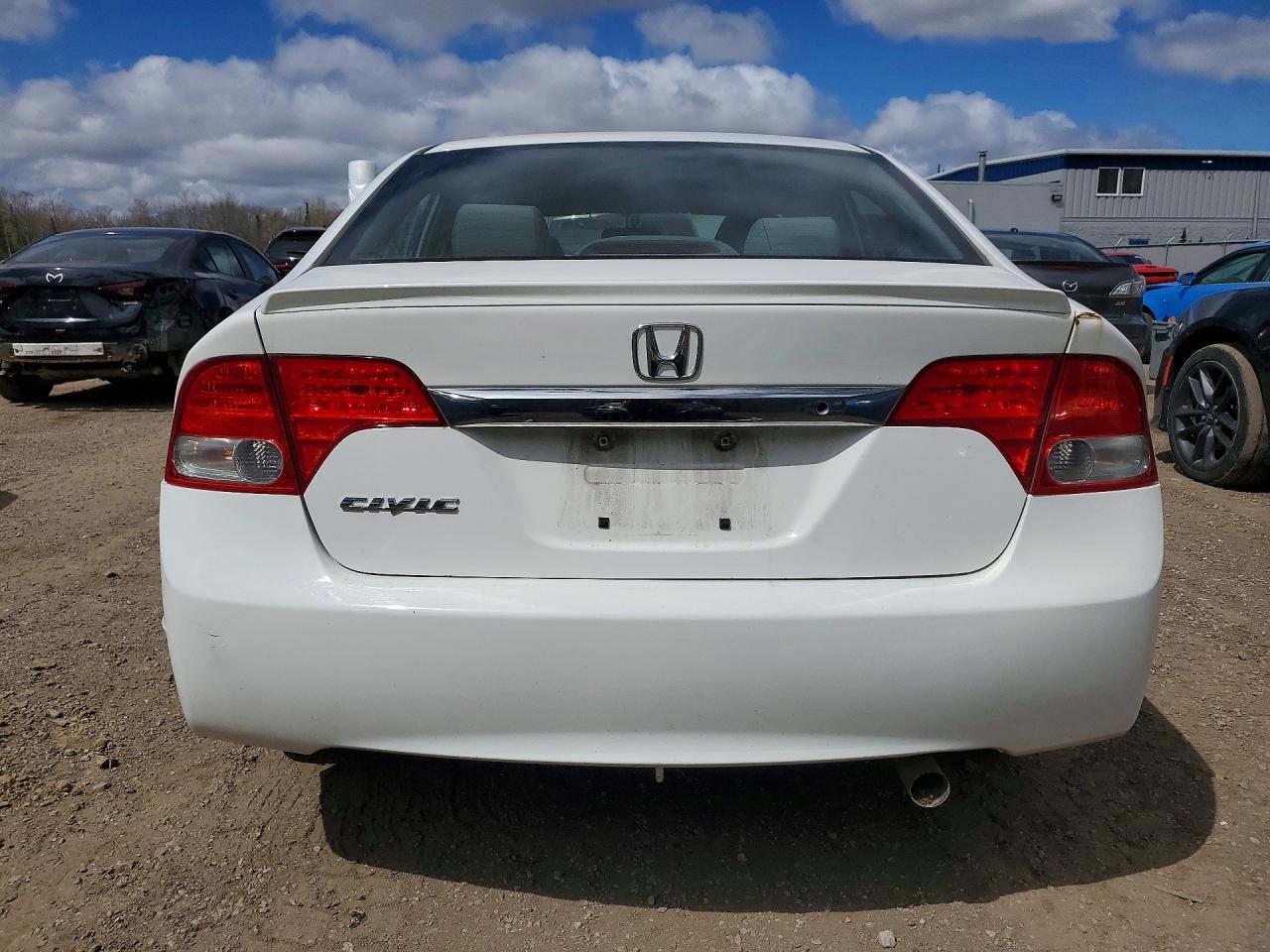 2009 Honda Civic Dx-g White vin: 2HGFA16479H031473