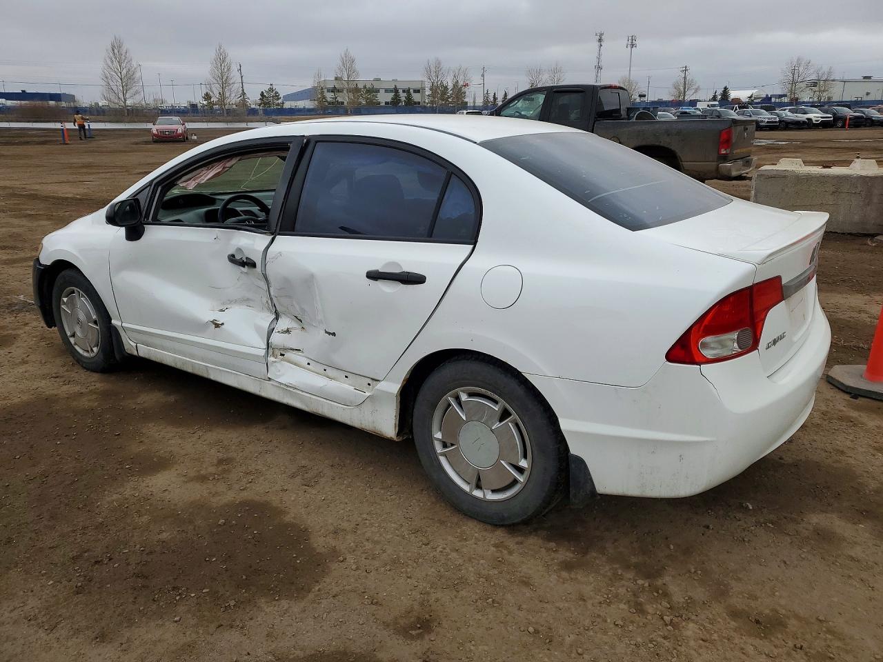 2009 Honda Civic Dx-g 4dr White vin: 2HGFA16479H102901