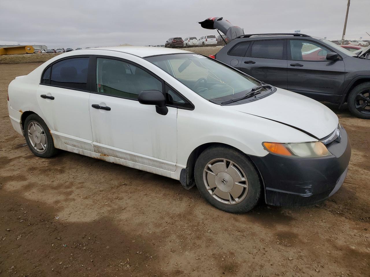 2009 Honda Civic Dx-g 4dr White vin: 2HGFA16479H102901