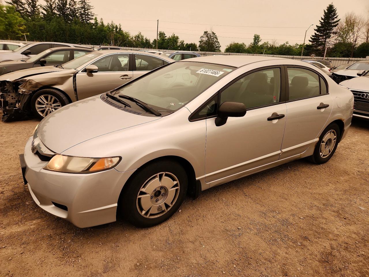 2009 Honda Civic Dx-g Silver vin: 2HGFA16479H115762