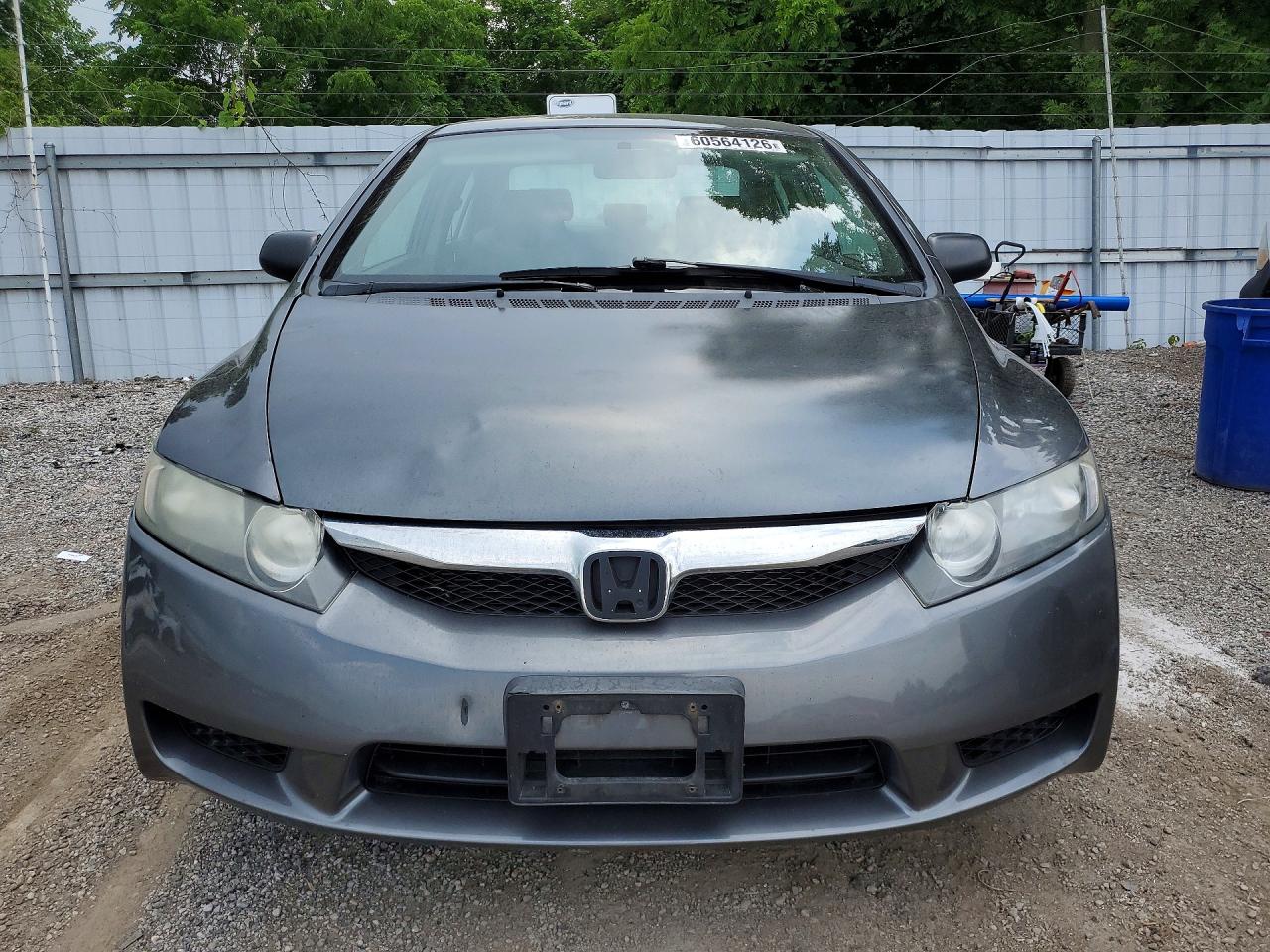 2009 Honda Civic Dx-g Gray vin: 2HGFA16489H111672