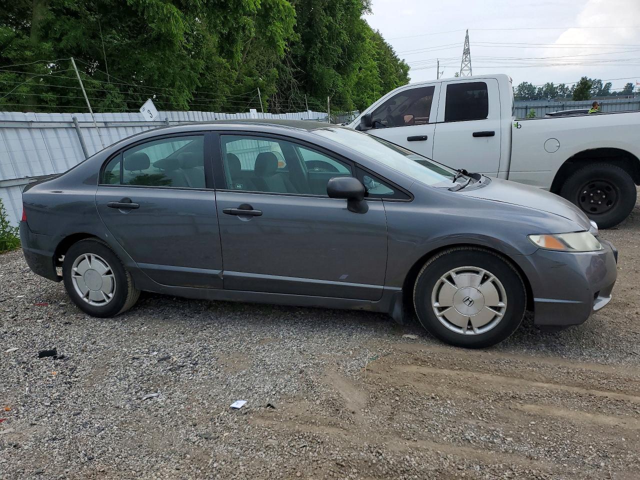 2009 Honda Civic Dx-g Gray vin: 2HGFA16489H111672