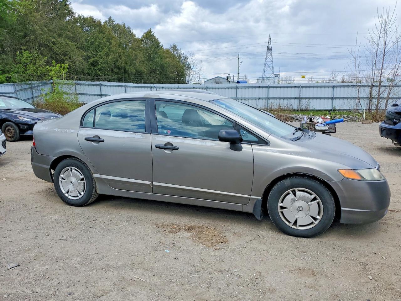 2008 Honda Civic 1.3 Dx Gray vin: 2HGFA16498H001194