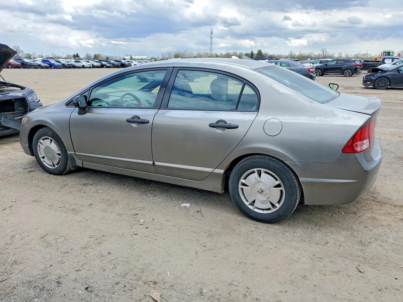 2008 Honda Civic 1.3 Dx Gray vin: 2HGFA16498H001194