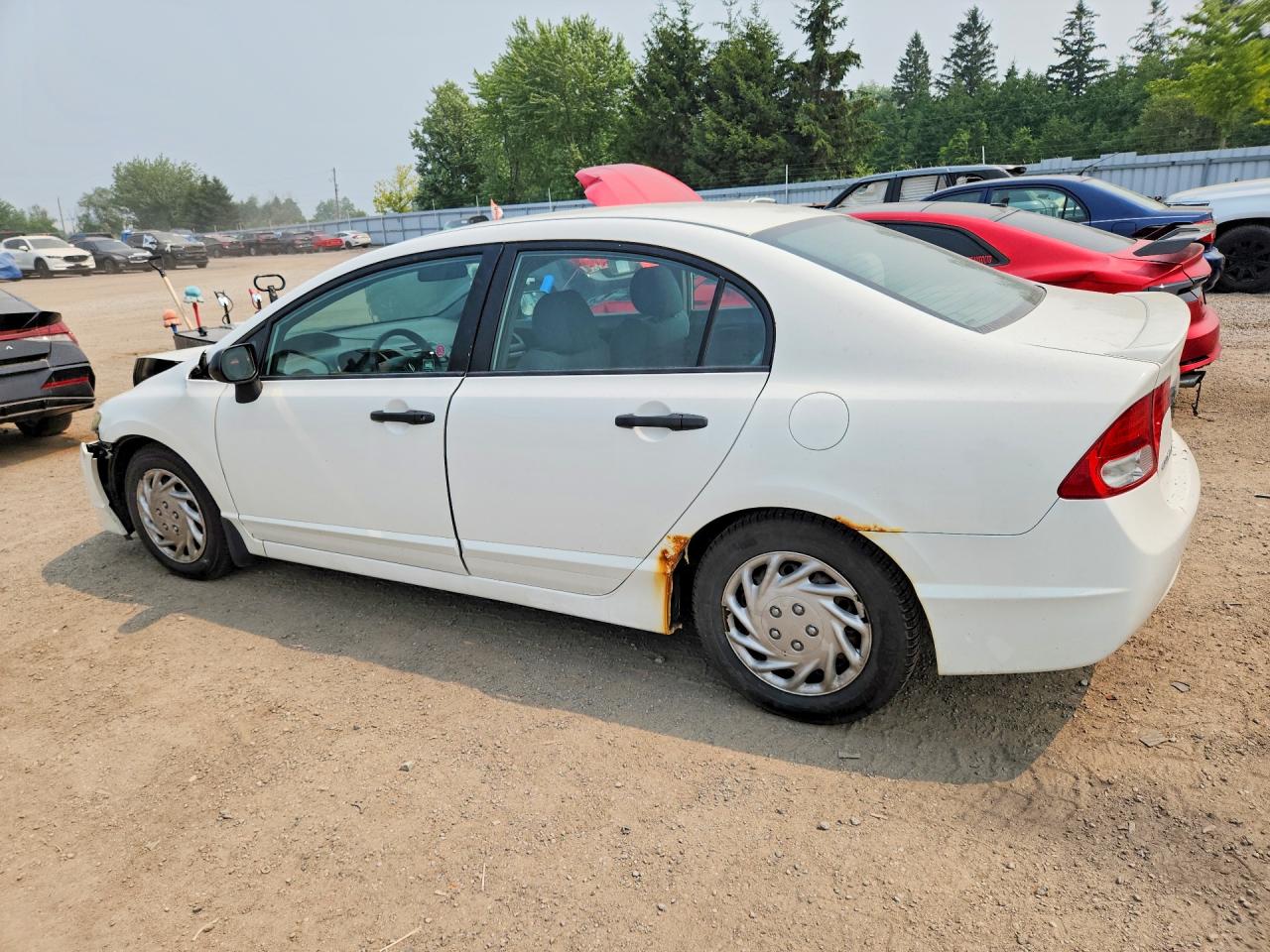 2009 Honda Civic Dx-g Белый vin: 2HGFA16499H002704