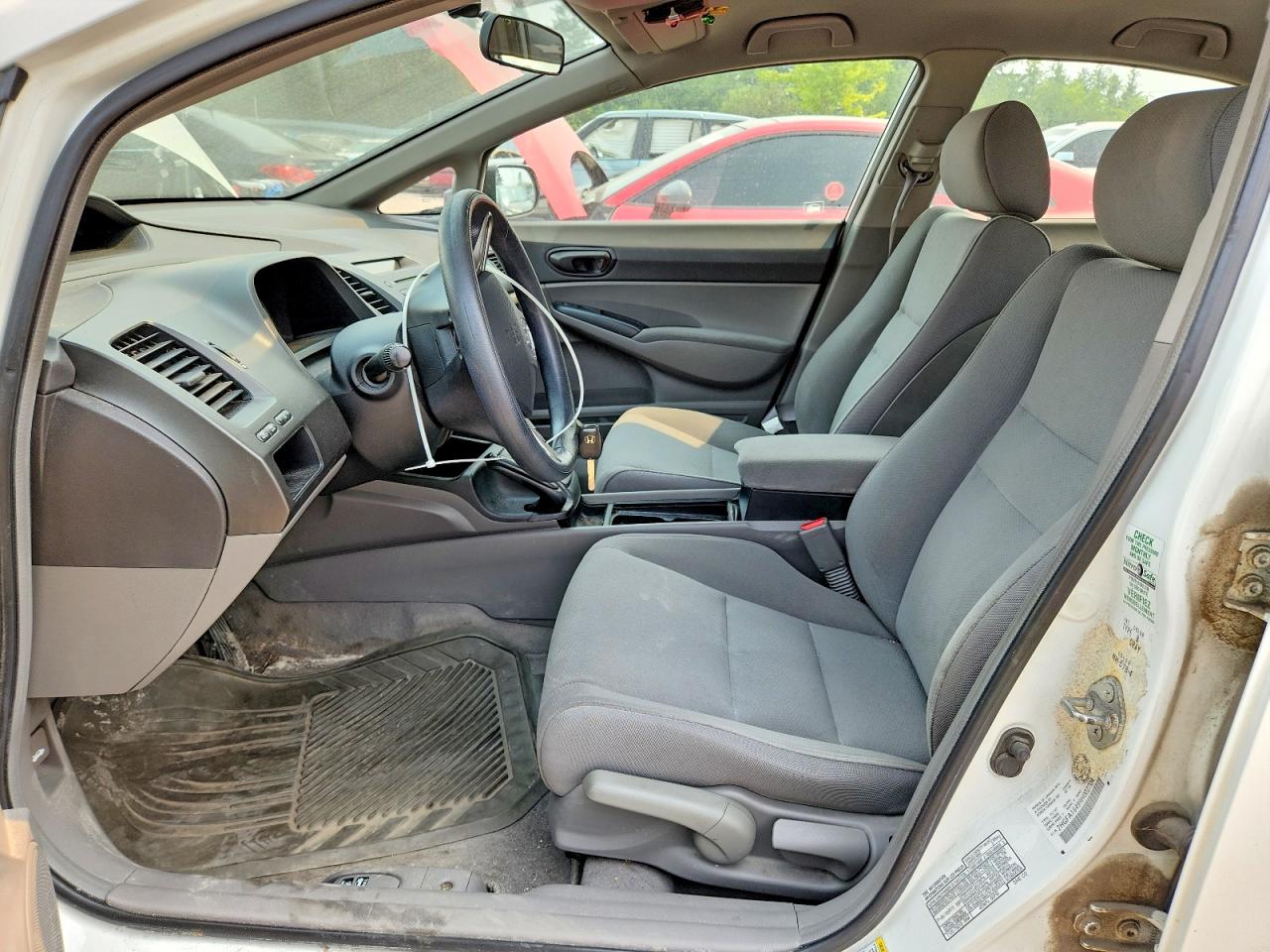 2009 Honda Civic Dx-g Белый vin: 2HGFA16499H002704