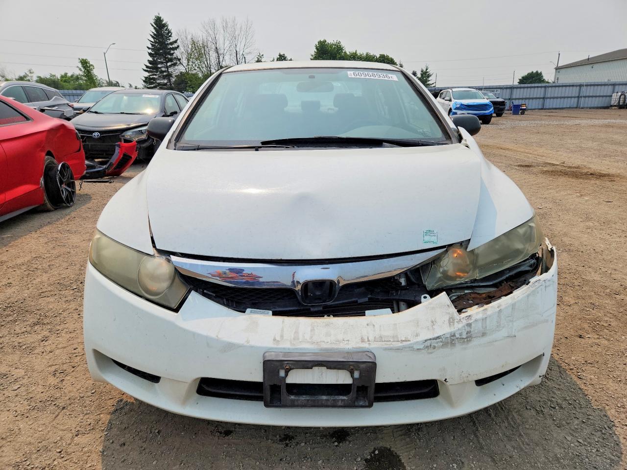 2009 Honda Civic Dx-g Белый vin: 2HGFA16499H002704
