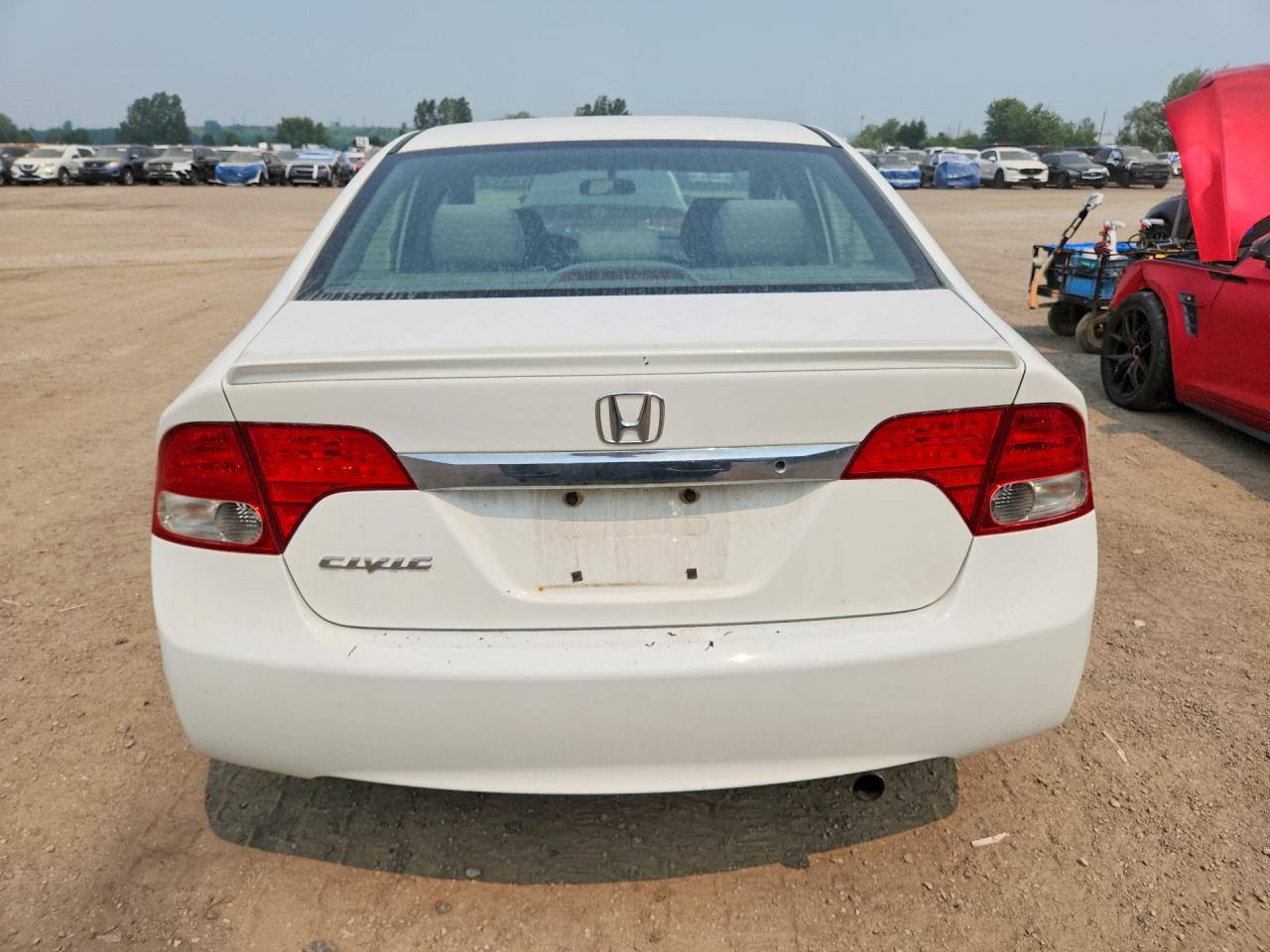 2009 Honda Civic Dx-g Белый vin: 2HGFA16499H002704