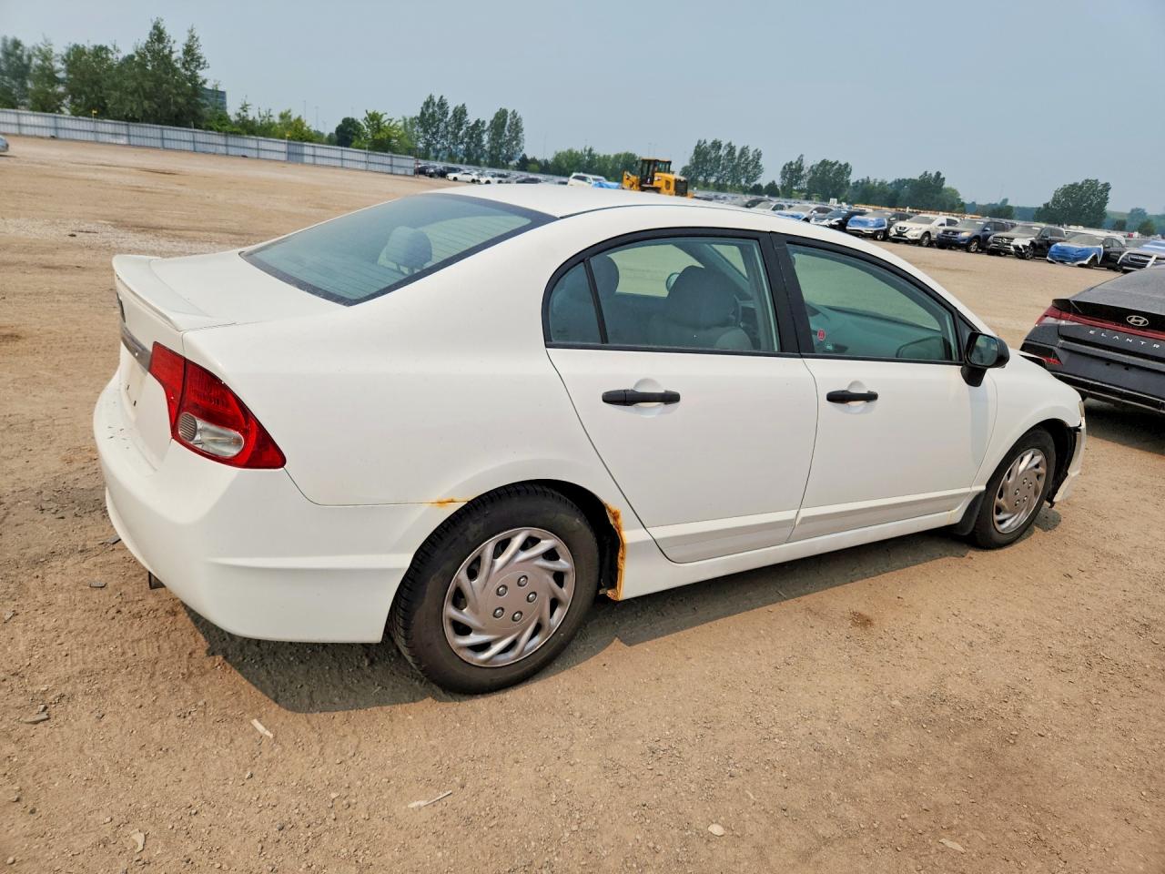 2009 Honda Civic Dx-g Белый vin: 2HGFA16499H002704