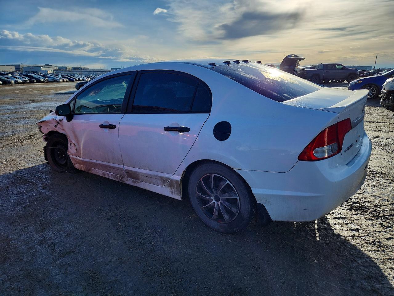 2009 Honda Civic Dx-g White vin: 2HGFA16499H017834